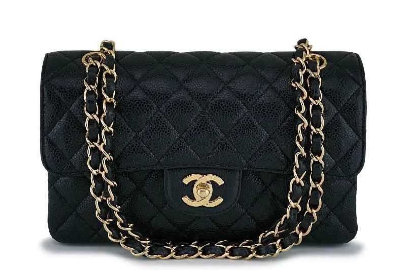 Chanel Lightweight Handbag for Daily ErrandsChanel Black Caviar Small Classic Double Flap Bag GHW