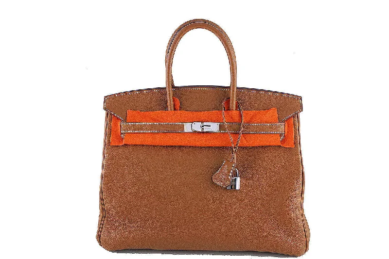 Hermes 35cm Birkin Bag in Gold Togo, PHW