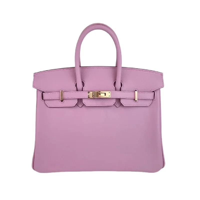 Hermes Birkin 25 Mauve Sylvestre Swift RGHW #Z SKCB-109621