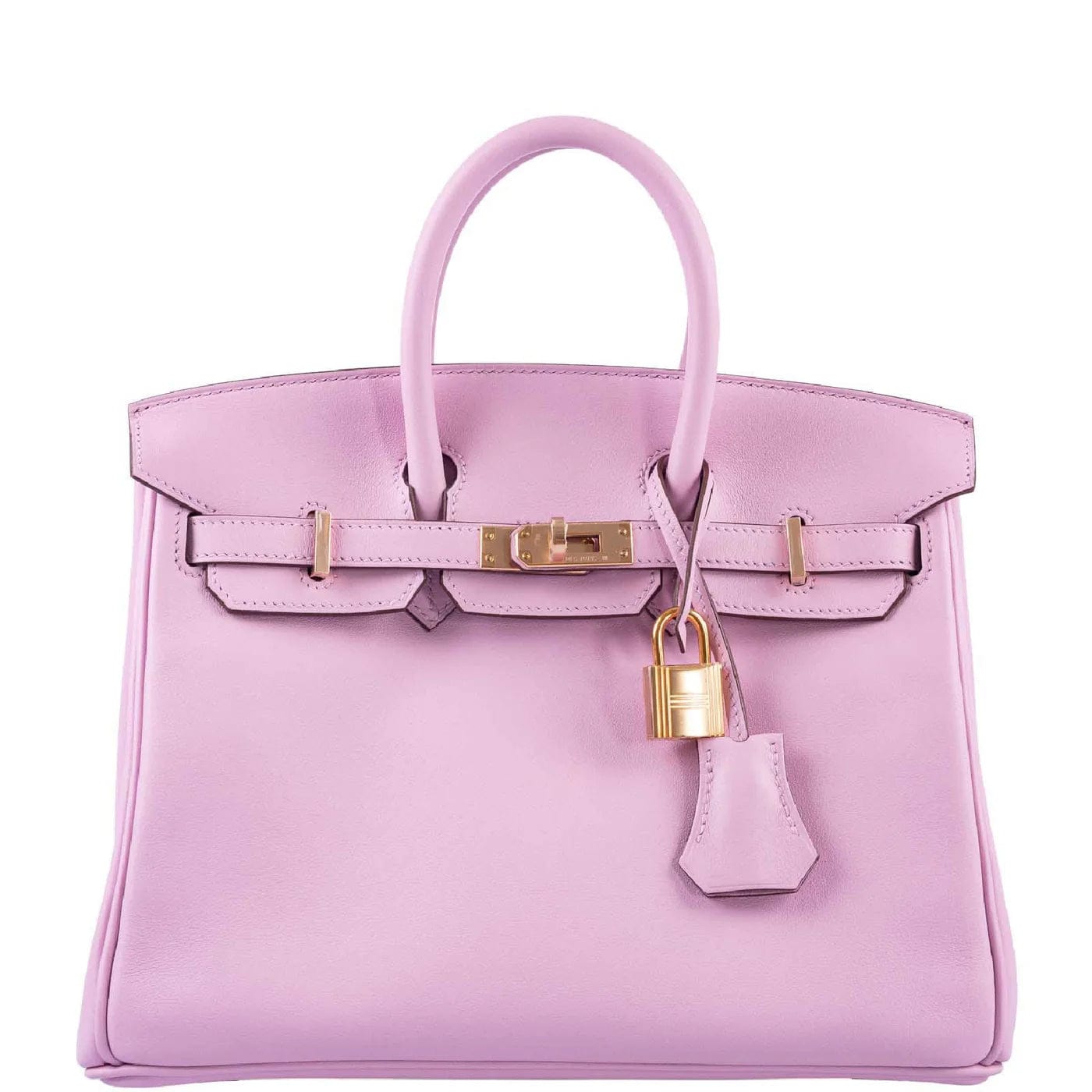 Hermes Birkin 25 Mauve Sylvestre Swift Rosegold HW #W SKCB-129160