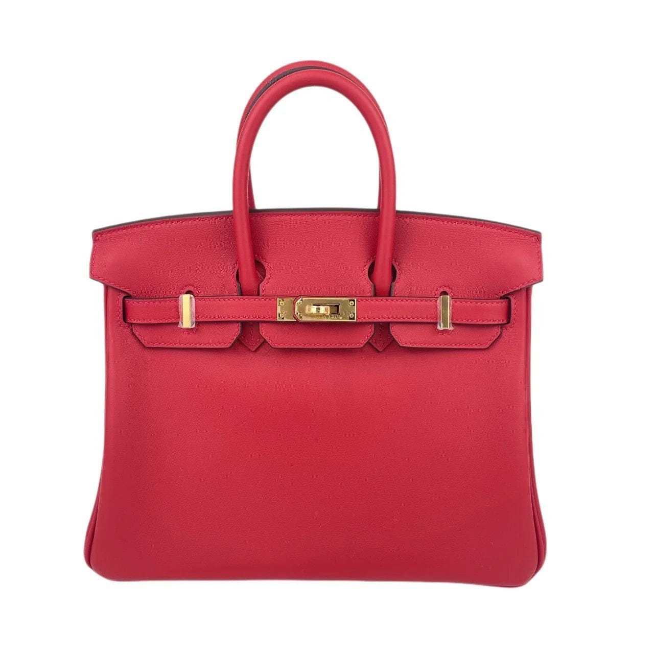 **Hermes Birkin 25 Rouge vif Swift GHW #W SKCB-112392