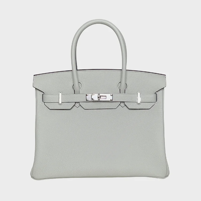 Hermes Birkin 30 Bag Gris Neve Palladium Hardware 2023