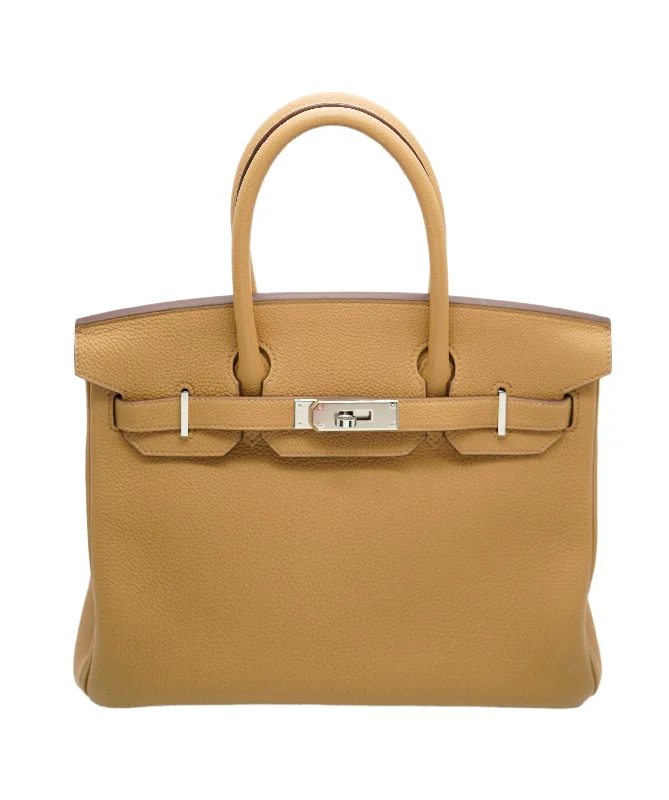 Hermes Birkin 30 Biscuit Togo with PHW  ALC1253