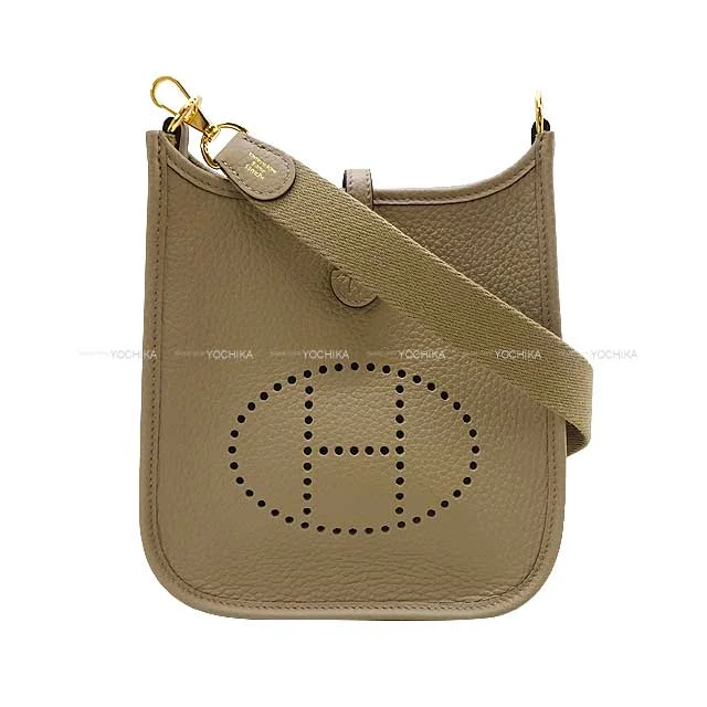 HERMES Shoulder bag Evelyne 16 TPM Beige Marfa Taurillon Clemence Gold HW Stamp W[BRAND NEW][Authentic]