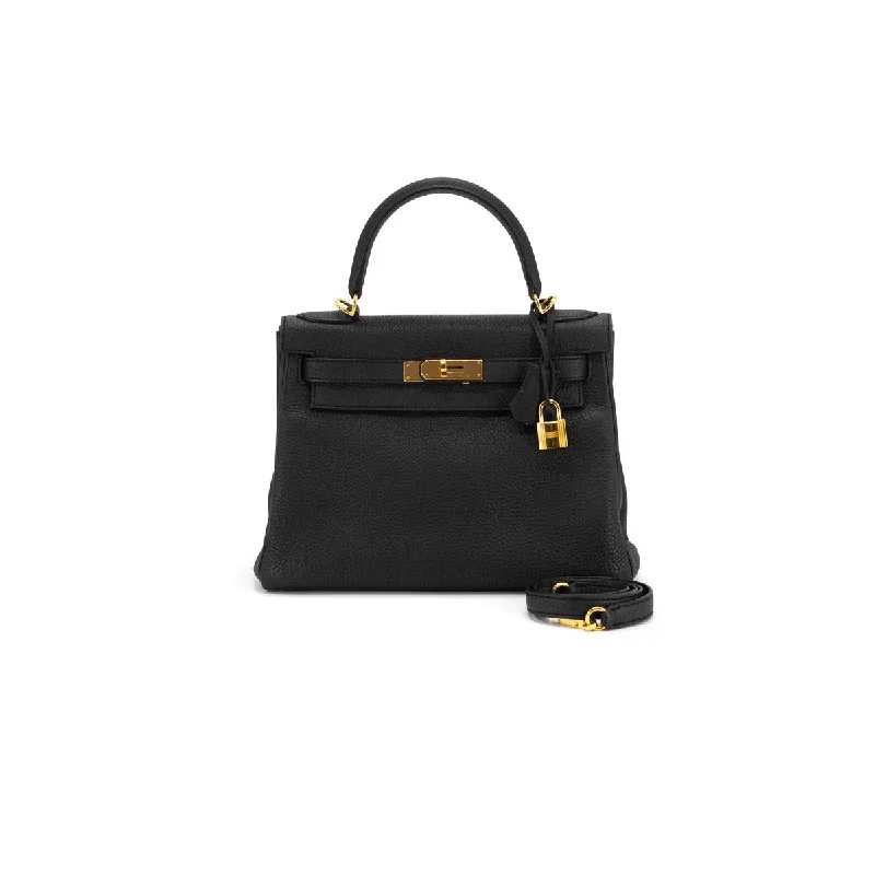 Hermes Kelly 28 Clemence Black - X stamp