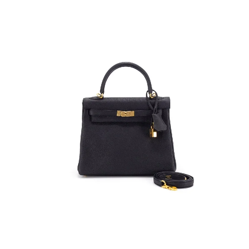 Hermes Kelly 25 Noir - C Stamp