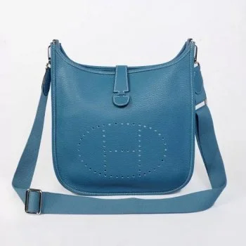 Hermes Evelyne III Crossbody Bag PM Blue